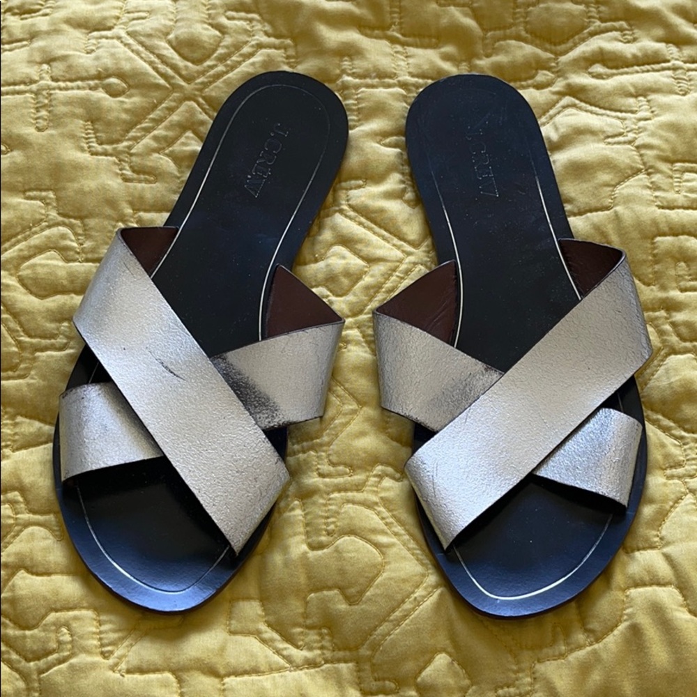 J.Crew slide sandals